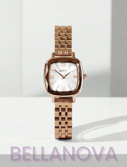 Minimalistische Swarovski™ Uhr – 18K Vergoldet + KOSTENLOSER VERSAND