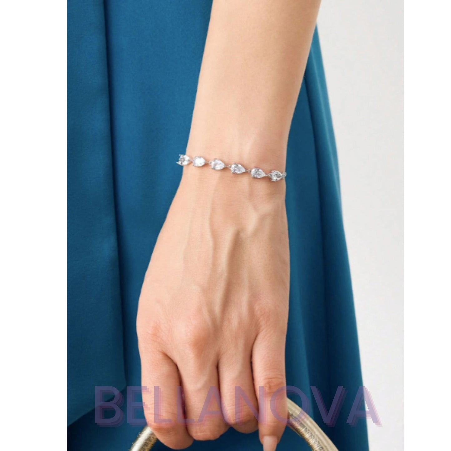 Verstellbares Swarovski™ Kristall-Armband – 18K Vergoldet + KOSTENLOSER VERSAND