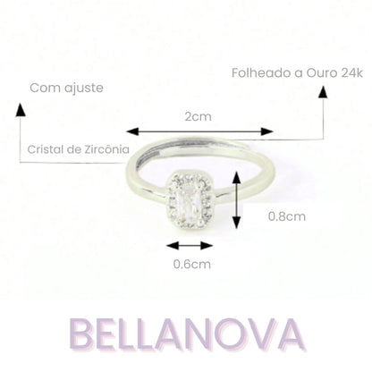 Swarovski™ Verstellbarer Prinzessinnenring – 18K Vergoldet + KOSTENLOSER VERSAND