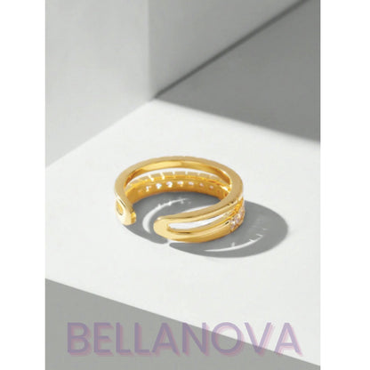 Swarovski™ Verstellbarer Ring – 18K Vergoldet + KOSTENLOSER VERSAND