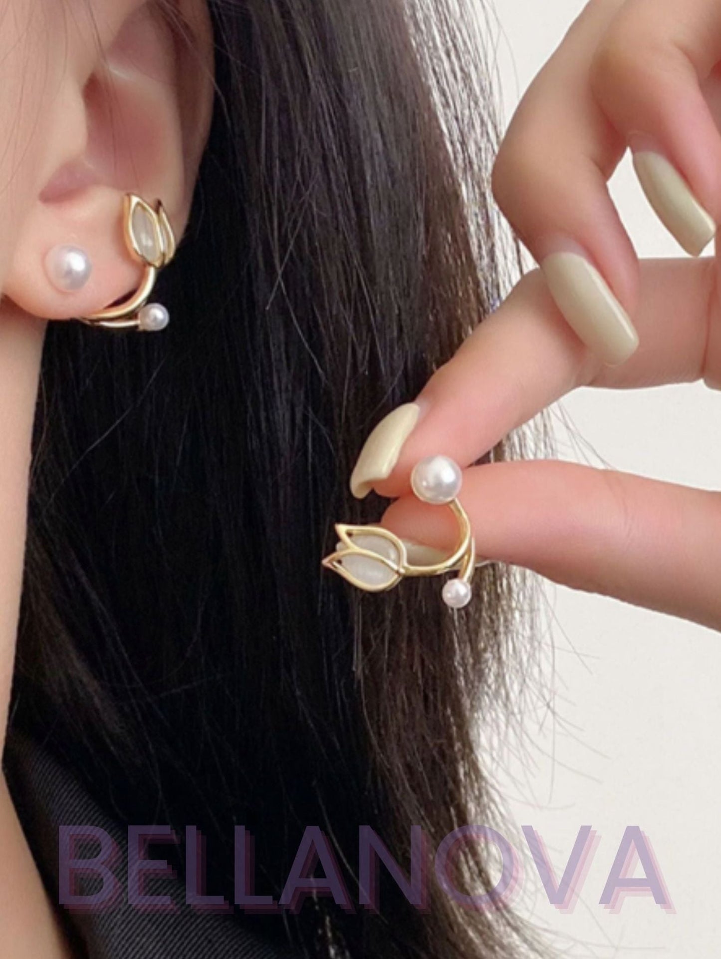2-in-1 Roses Ohrringe – 18K Vergoldet + KOSTENLOSER VERSAND