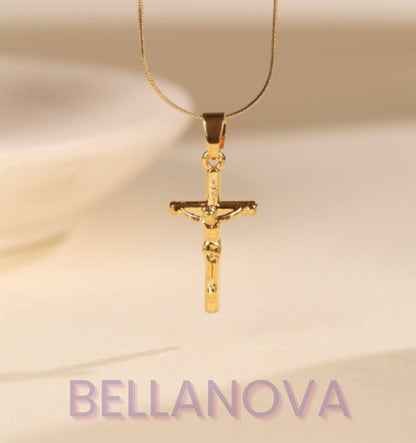 Halskette mit Heiliges-Jesus-Anhänger – 18K Vergoldet + KOSTENLOSER VERSAND