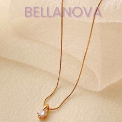 Swarovski™ Solitär-Halskette – 18K Vergoldet + KOSTENLOSER VERSAND