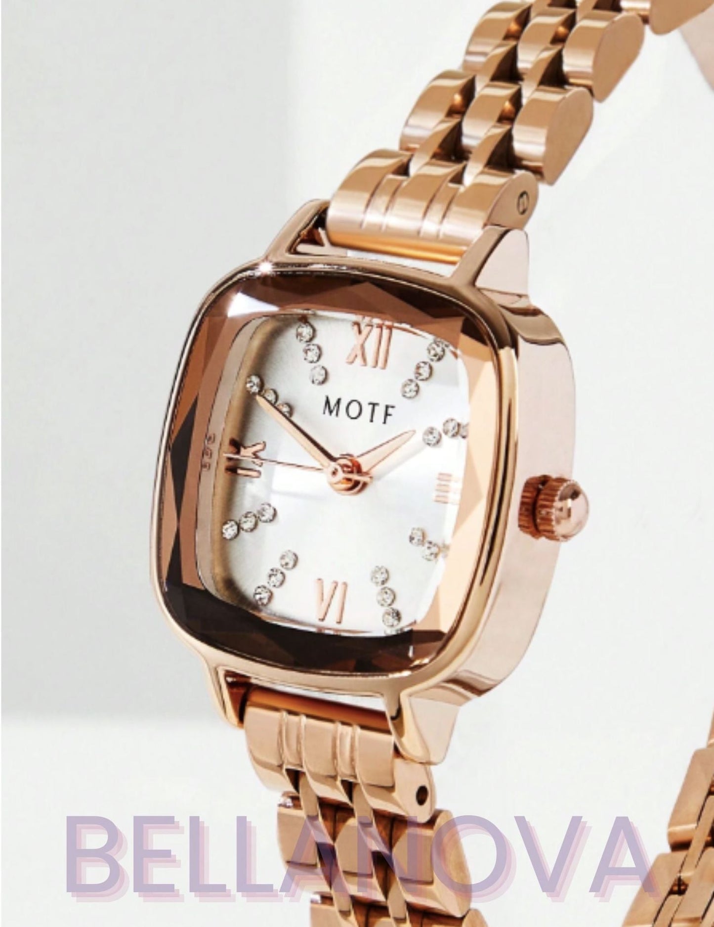 Minimalistische Swarovski™ Uhr – 18K Vergoldet + KOSTENLOSER VERSAND