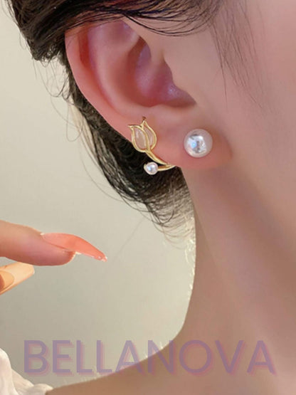2-in-1 Roses Ohrringe – 18K Vergoldet + KOSTENLOSER VERSAND