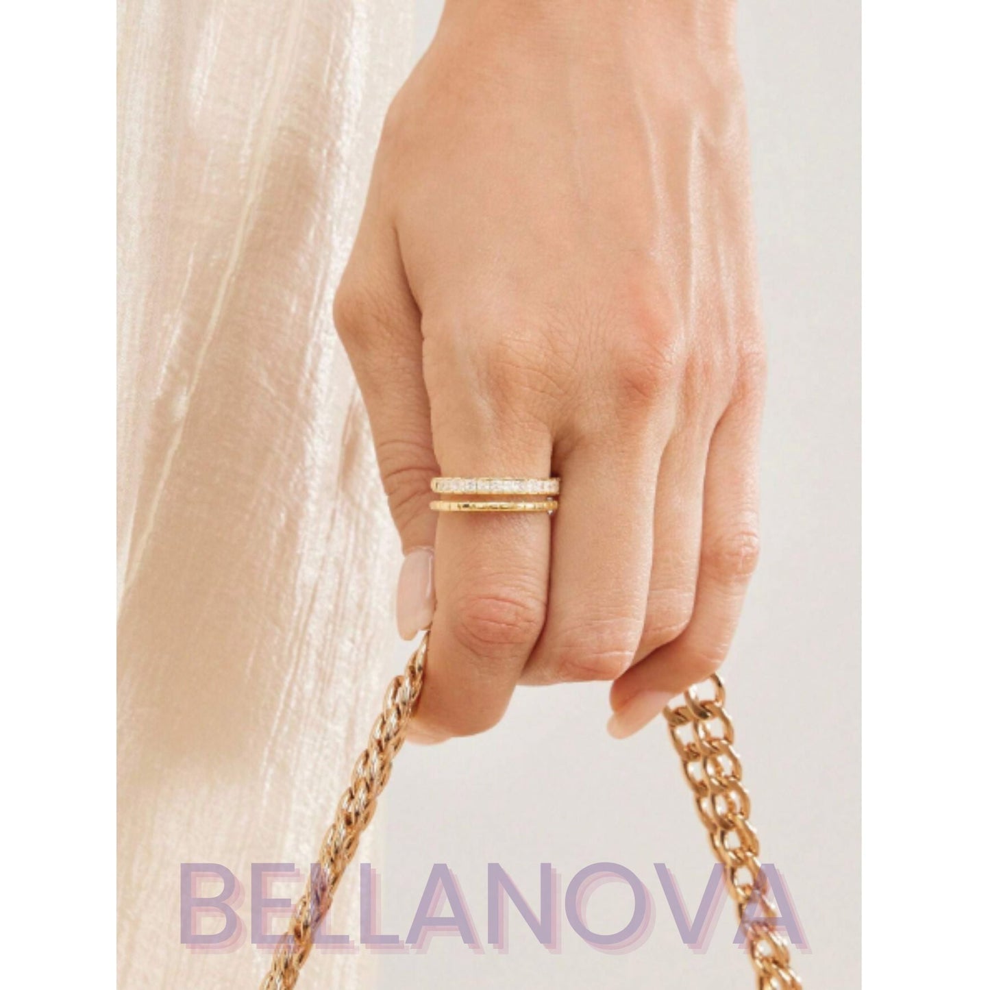 Swarovski™ Verstellbarer Ring – 18K Vergoldet + KOSTENLOSER VERSAND