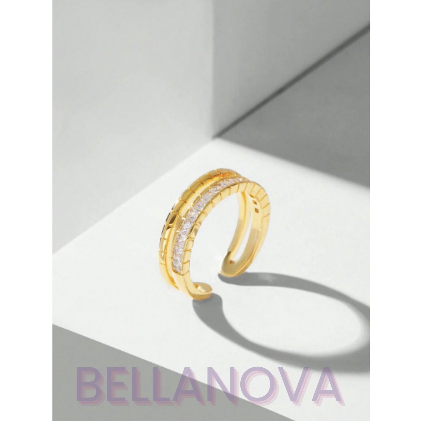 Swarovski™ Verstellbarer Ring – 18K Vergoldet + KOSTENLOSER VERSAND