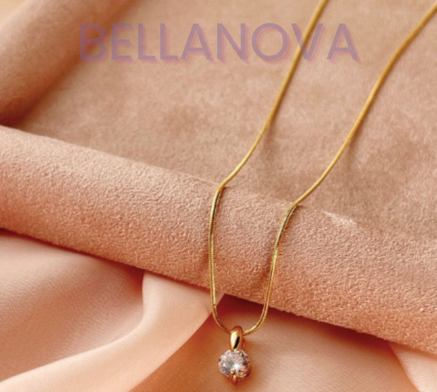 Swarovski™ Solitär-Halskette – 18K Vergoldet + KOSTENLOSER VERSAND