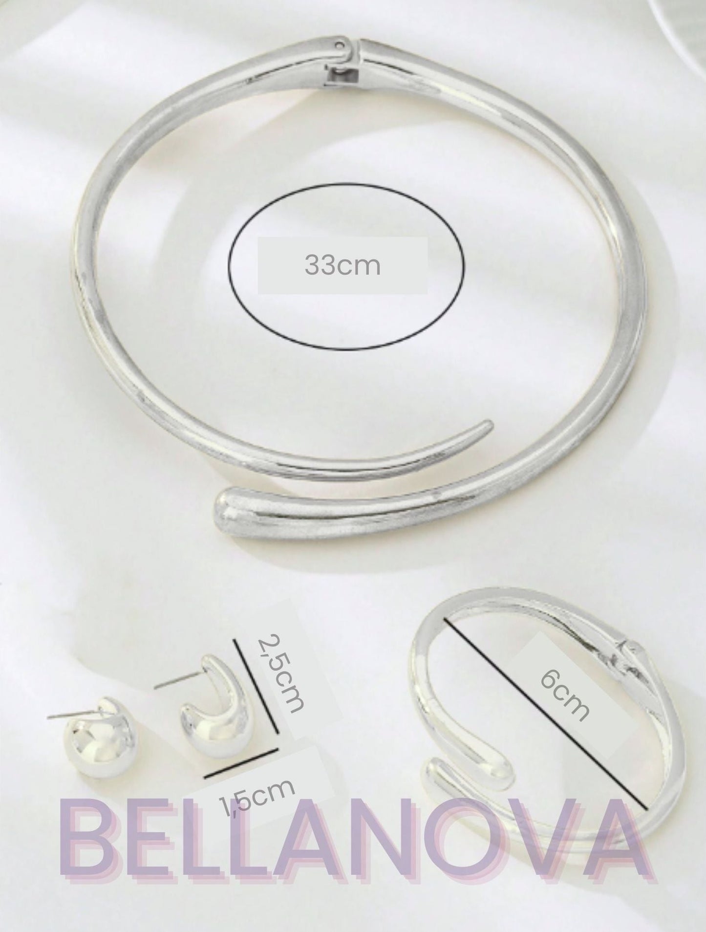 Minimalist Chic Schmuckset (4-teilig) – 18K Vergoldet + KOSTENLOSER VERSAND