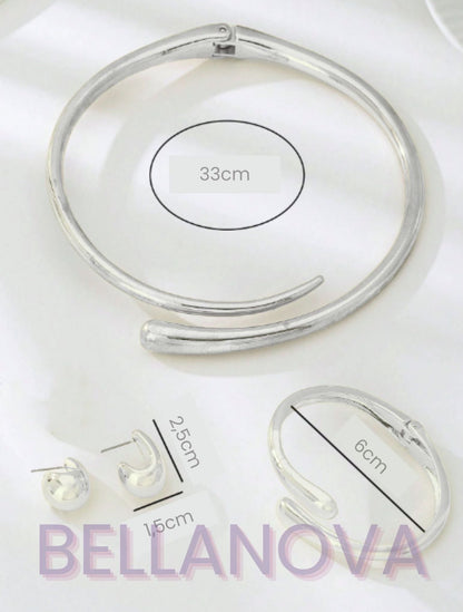 Minimalist Chic Schmuckset (4-teilig) – 18K Vergoldet + KOSTENLOSER VERSAND