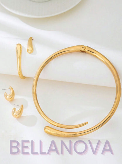 Minimalist Chic Schmuckset (4-teilig) – 18K Vergoldet + KOSTENLOSER VERSAND