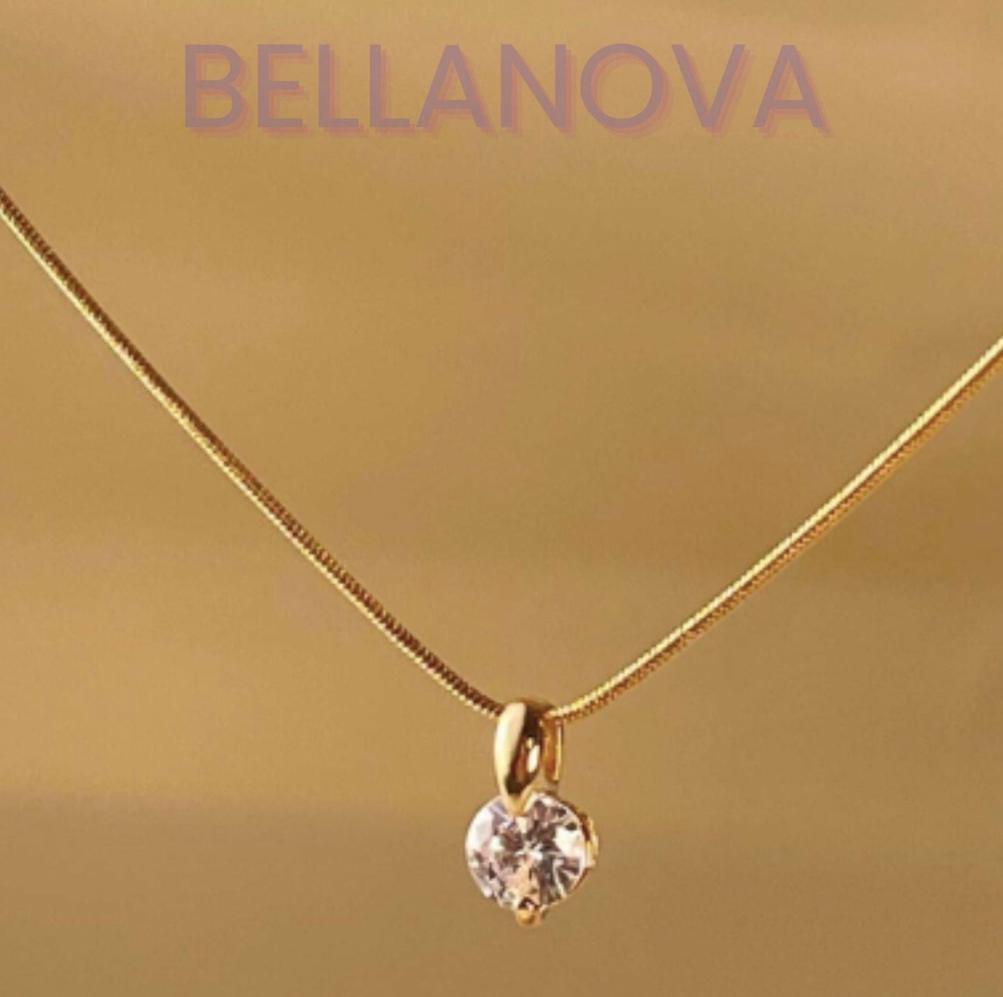 Swarovski™ Solitär-Halskette – 18K Vergoldet + KOSTENLOSER VERSAND