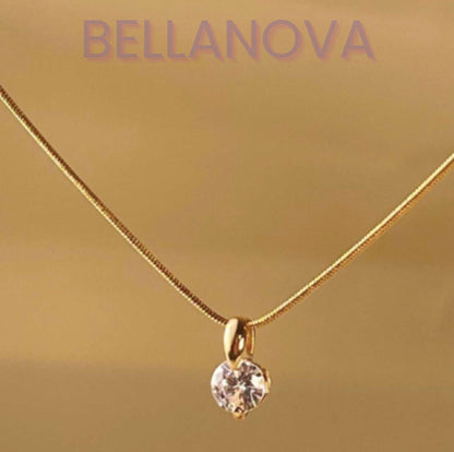 Swarovski™ Solitär-Halskette – 18K Vergoldet + KOSTENLOSER VERSAND