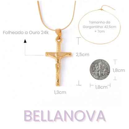 Halskette mit Heiliges-Jesus-Anhänger – 18K Vergoldet + KOSTENLOSER VERSAND