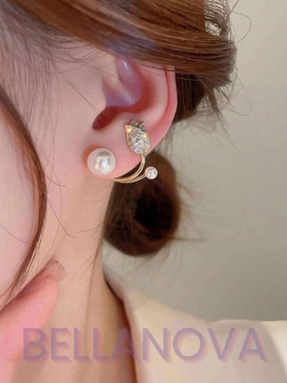 2-in-1 Roses Ohrringe – 18K Vergoldet + KOSTENLOSER VERSAND