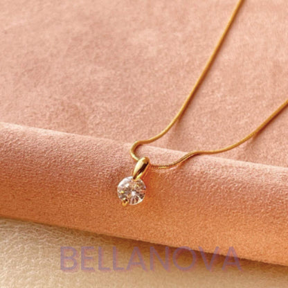 Swarovski™ Solitär-Halskette – 18K Vergoldet + KOSTENLOSER VERSAND