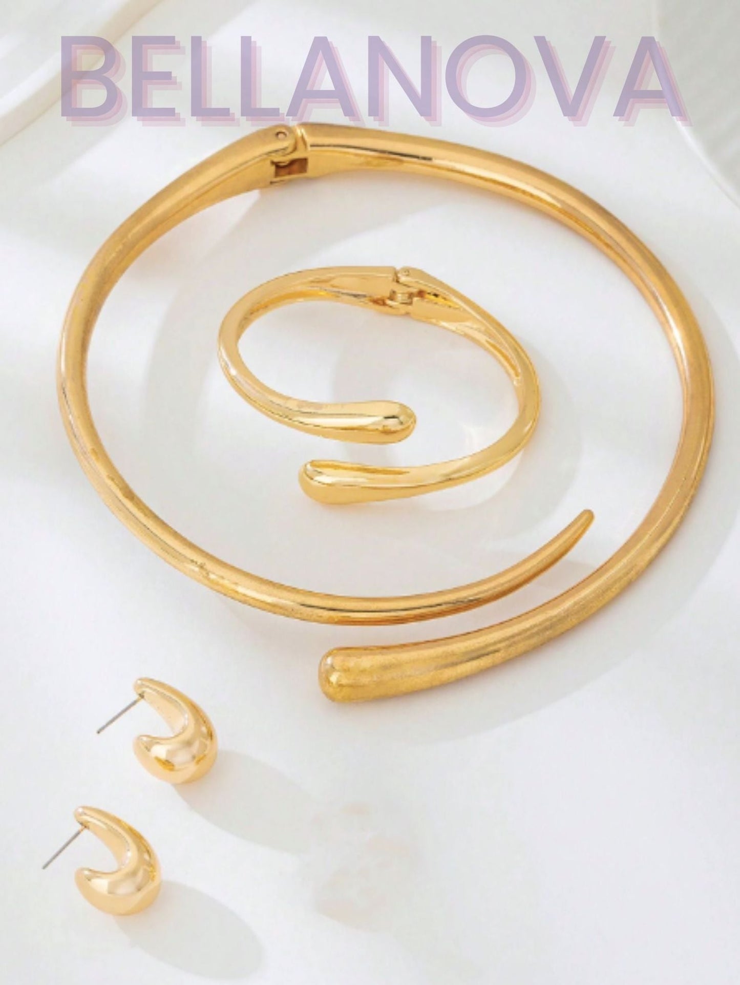 Minimalist Chic Schmuckset (4-teilig) – 18K Vergoldet + KOSTENLOSER VERSAND