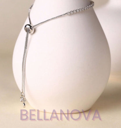 Verstellbares Swarovski™ Armband – 18K Vergoldet + KOSTENLOSER VERSAND