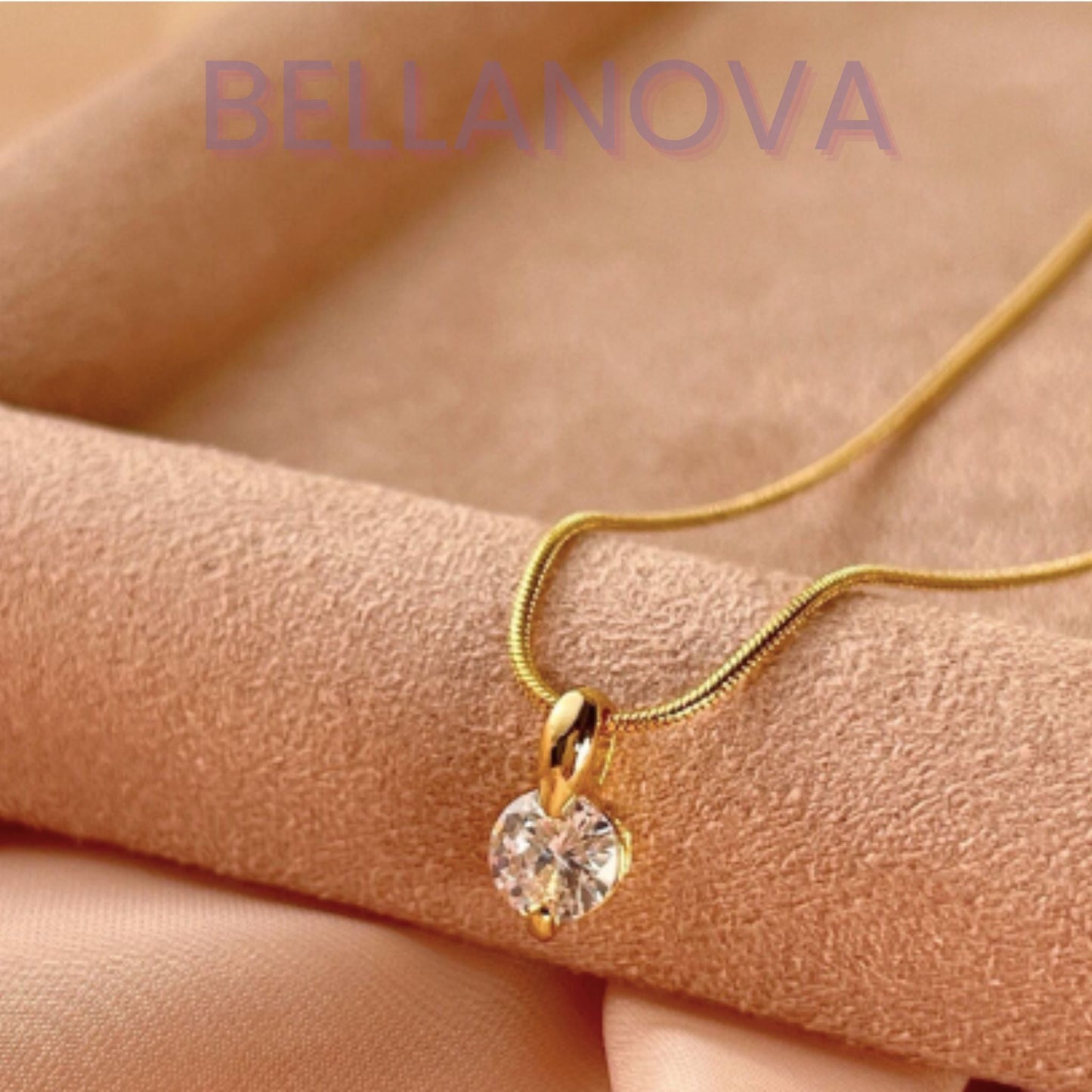 Swarovski™ Solitär-Halskette – 18K Vergoldet + KOSTENLOSER VERSAND