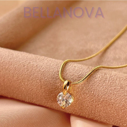 Swarovski™ Solitär-Halskette – 18K Vergoldet + KOSTENLOSER VERSAND