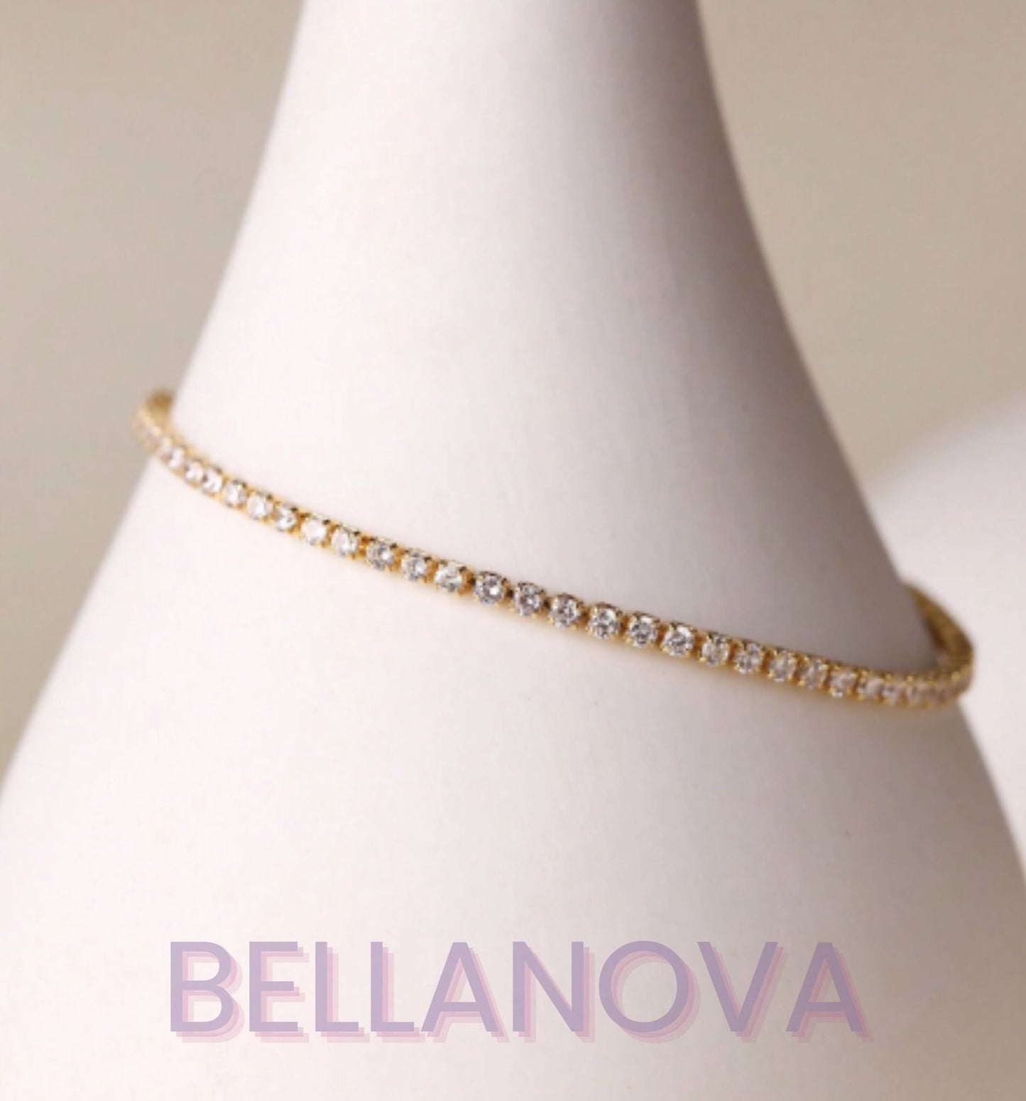 Verstellbares Swarovski™ Armband – 18K Vergoldet + KOSTENLOSER VERSAND