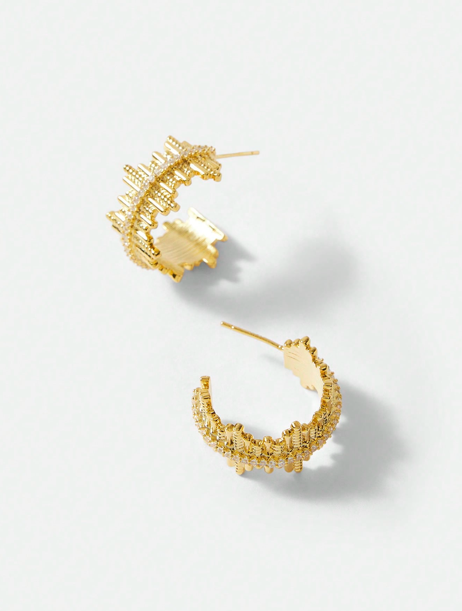 [NEU] Aurora Swarovski™ Ohrringe – Mit Zirkonia besetzt, 18K vergoldet + KOSTENLOSER VERSAND