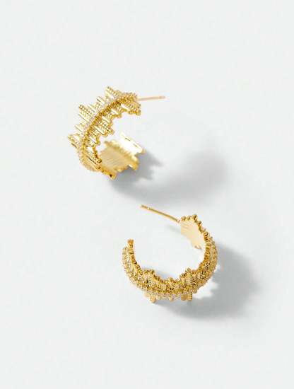 [NEU] Aurora Swarovski™ Ohrringe – Mit Zirkonia besetzt, 18K vergoldet + KOSTENLOSER VERSAND