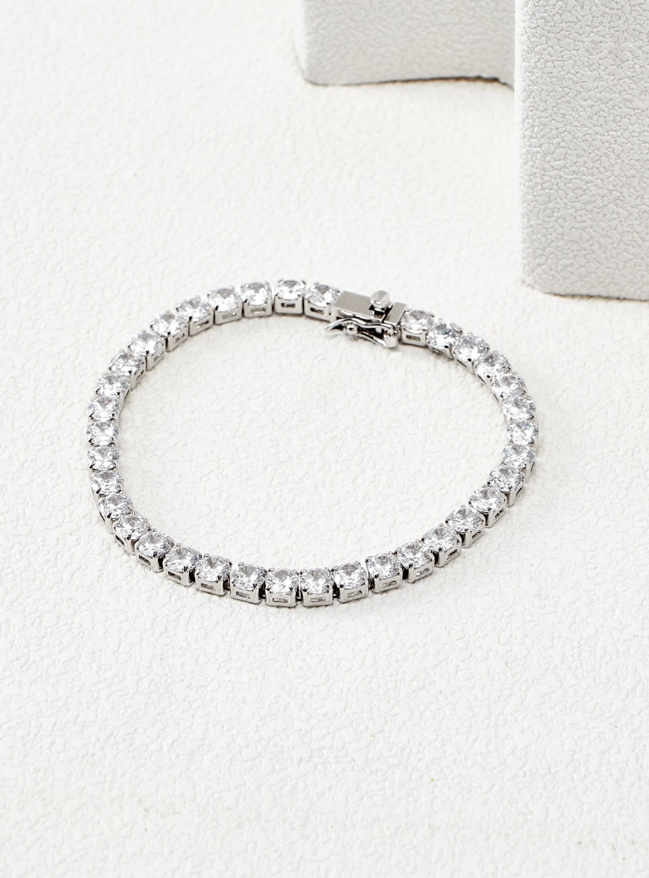 [NEU] Bridge Swarovski™ Armreif – Mit Zirkonia besetzt, 18K vergoldet + KOSTENLOSER VERSAND