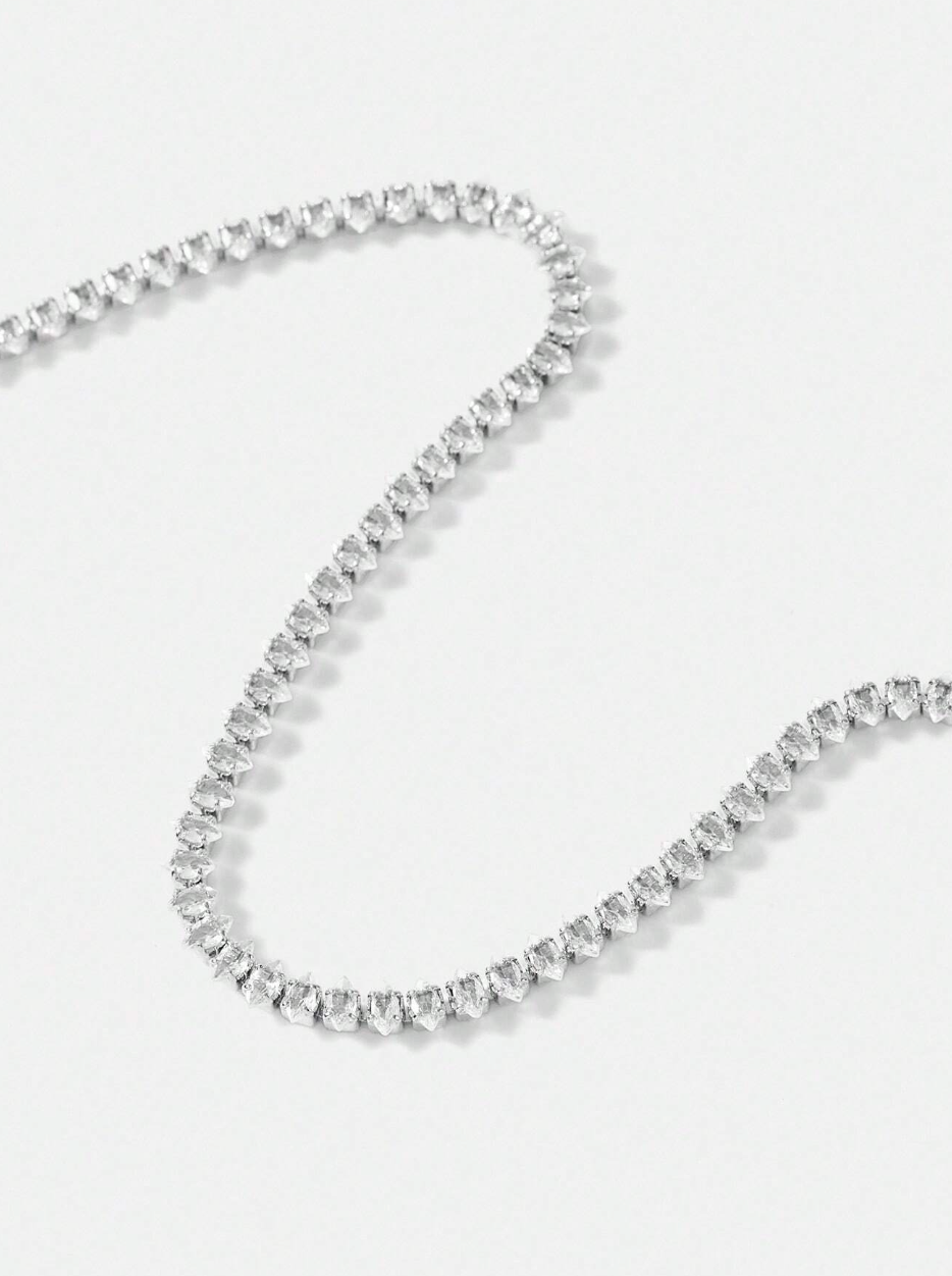 [NEU] Bridge Swarovski™ Halskette – Mit Zirkonia besetzt - 18K vergoldet + KOSTENLOSER VERSAND