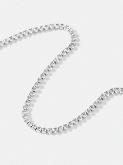 [NEU] Bridge Swarovski™ Halskette – Mit Zirkonia besetzt - 18K vergoldet + KOSTENLOSER VERSAND