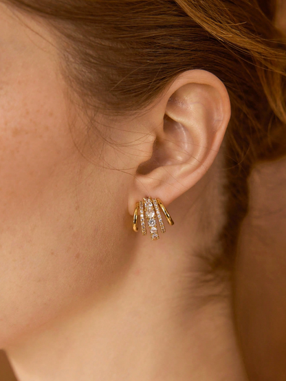 [NEU] Liz Swarovski™ Ohrringe – 18K Vergoldet + KOSTENLOSER VERSAND