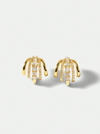 [NEU] Liz Swarovski™ Ohrringe – 18K Vergoldet + KOSTENLOSER VERSAND