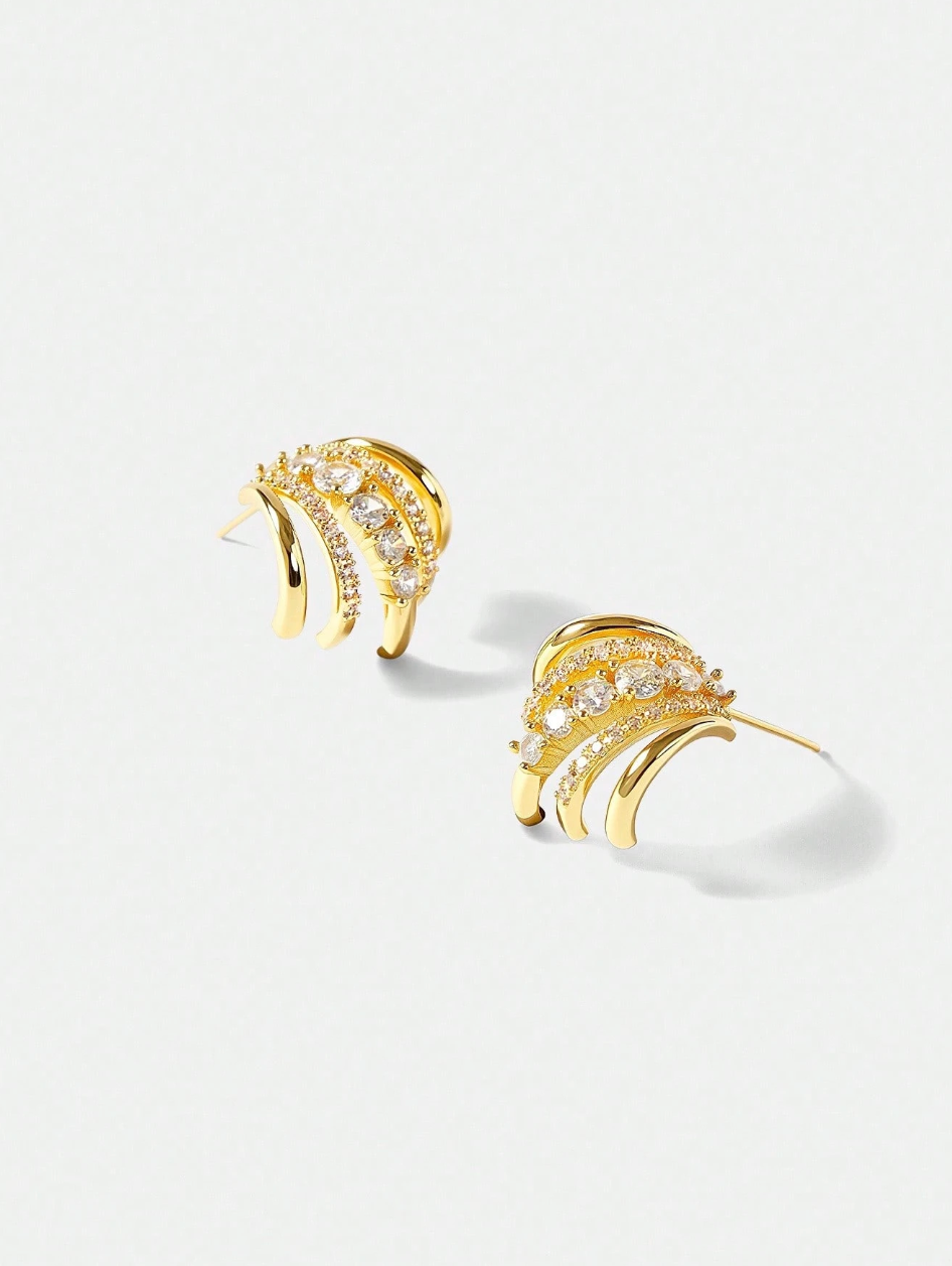 [NEU] Liz Swarovski™ Ohrringe – 18K Vergoldet + KOSTENLOSER VERSAND