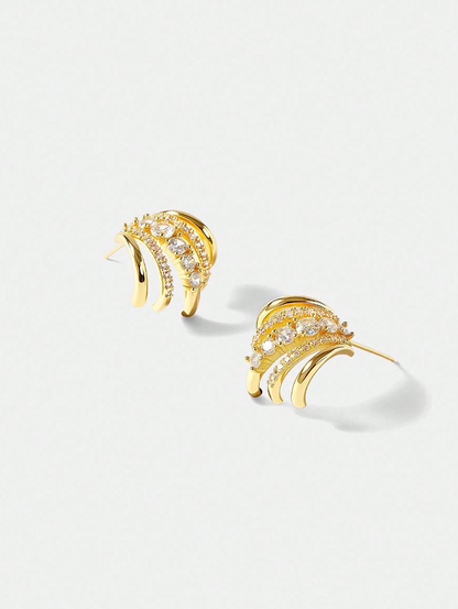 [NEU] Liz Swarovski™ Ohrringe – 18K Vergoldet + KOSTENLOSER VERSAND