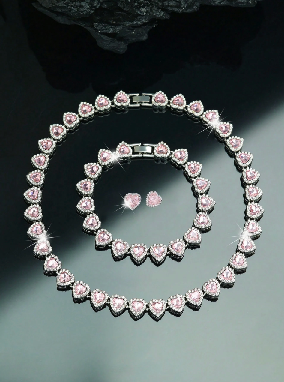 [NEU] Amour Royale Swarovski™ Schmuckset (4-teilig) – 18K Vergoldet + KOSTENLOSER VERSAND