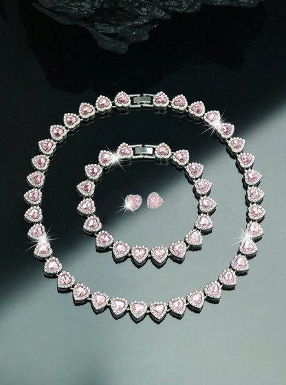 [NEU] Amour Royale Swarovski™ Schmuckset (4-teilig) – 18K Vergoldet + KOSTENLOSER VERSAND