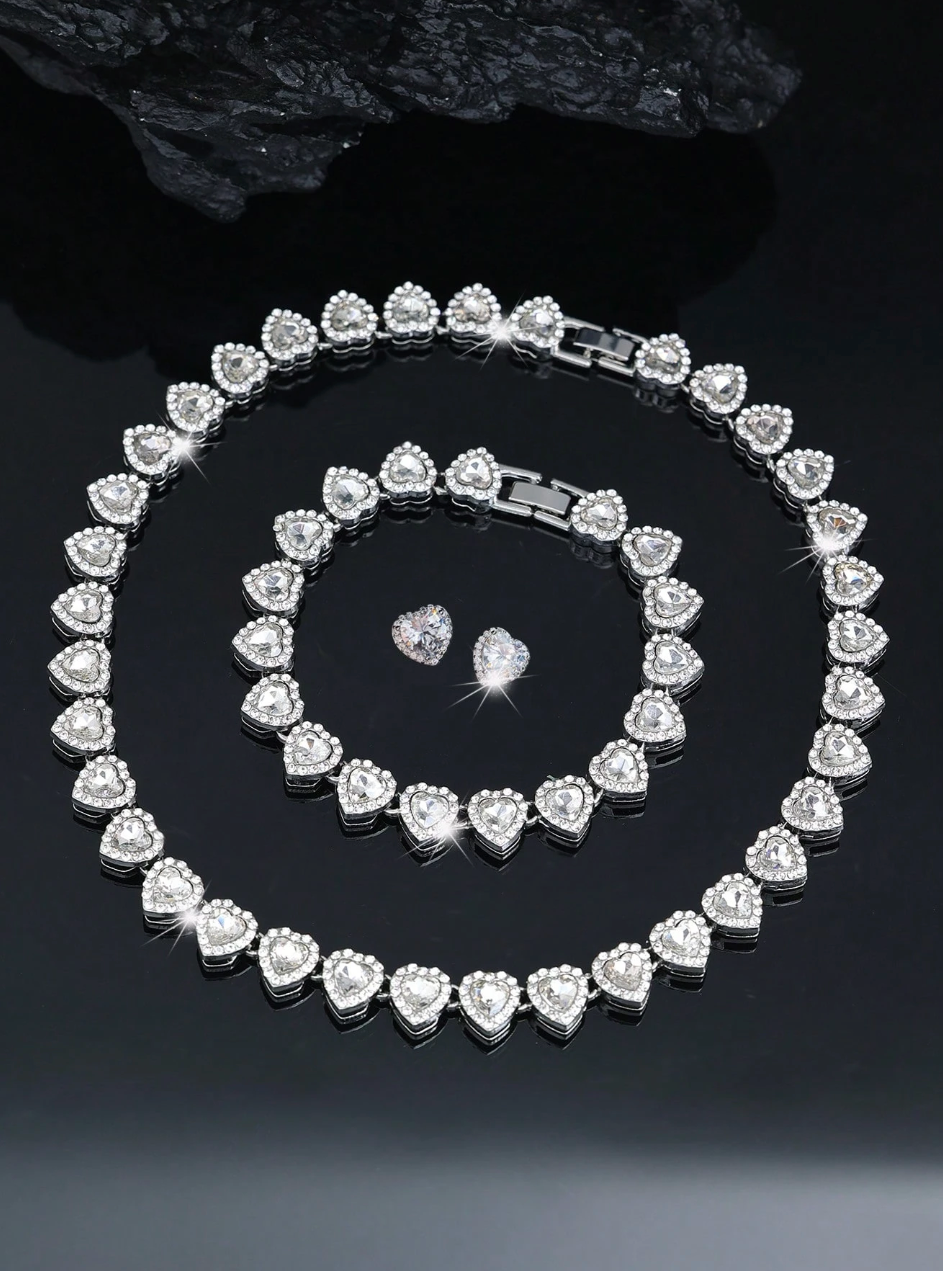 [NEU] Amour Royale Swarovski™ Schmuckset (4-teilig) – 18K Vergoldet + KOSTENLOSER VERSAND