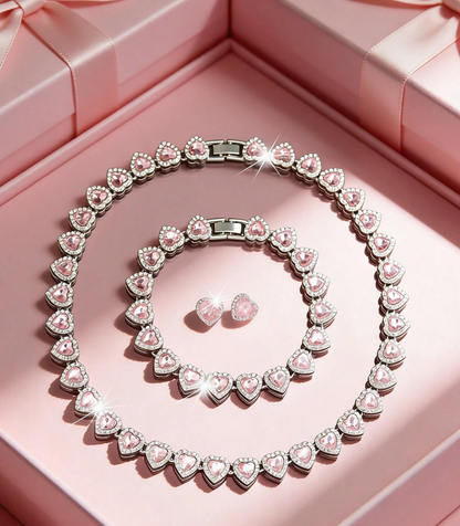 [NEU] Amour Royale Swarovski™ Schmuckset (4-teilig) – 18K Vergoldet + KOSTENLOSER VERSAND