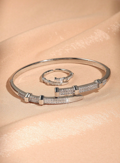 [NEU] Portofino Swarovski™ Schmuckset (2-teilig) – 18K Vergoldet + KOSTENLOSER VERSAND