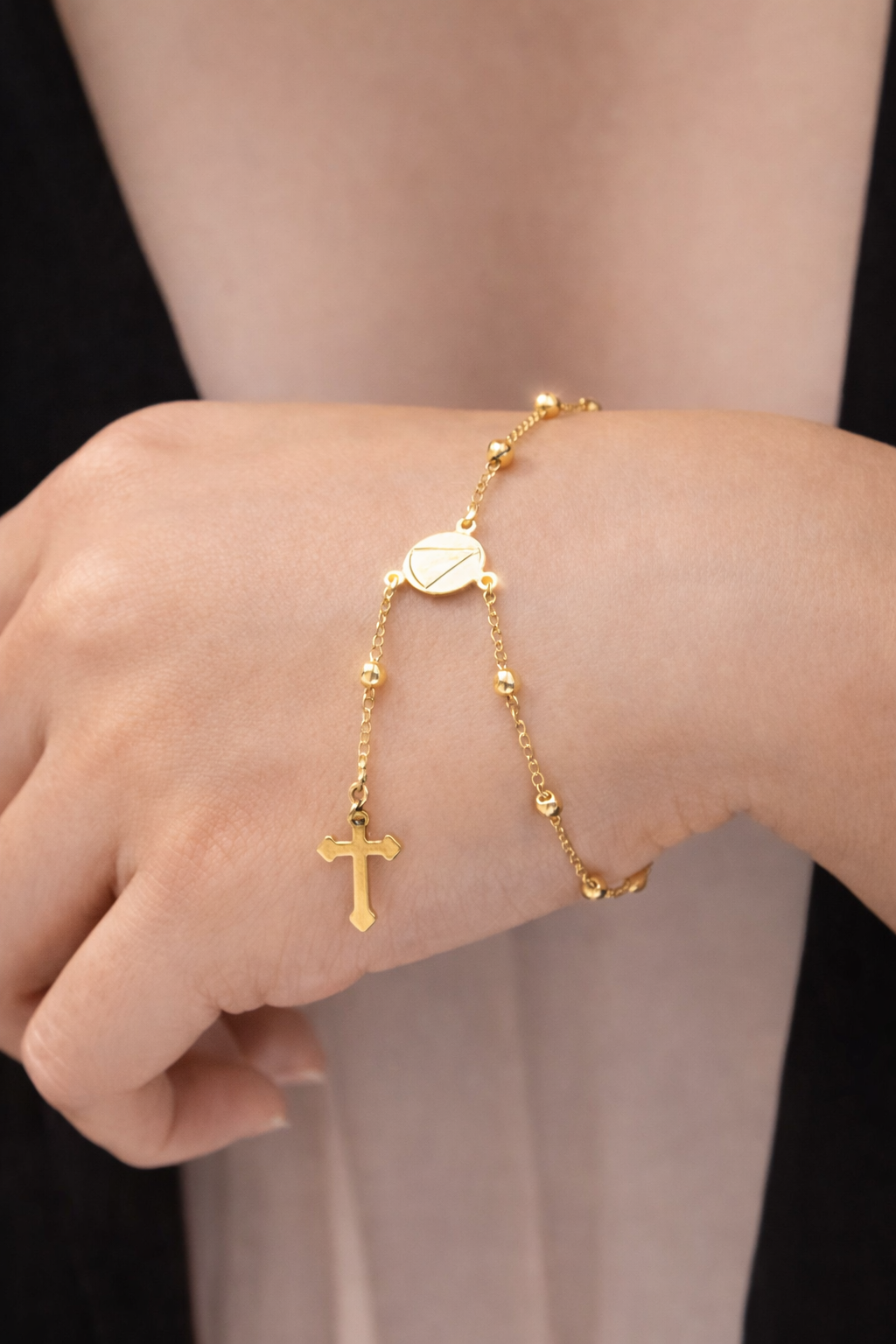 Handrosenkranz-Armband – 18K Vergoldet + KOSTENLOSER VERSAND