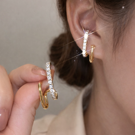 Doppelspitzen™ Ohrringe – 18K Vergoldet + KOSTENLOSER VERSAND