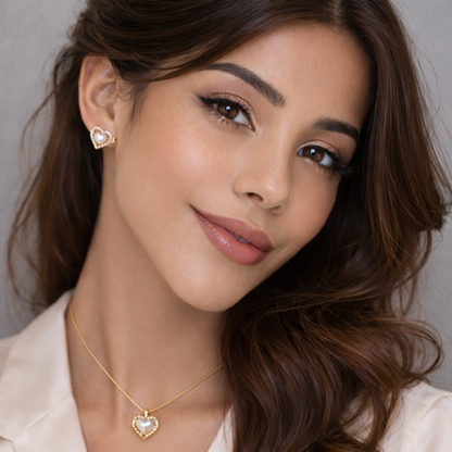 Perlen & Swarovski™ Schmuckset – 18K Vergoldet + KOSTENLOSER VERSAND