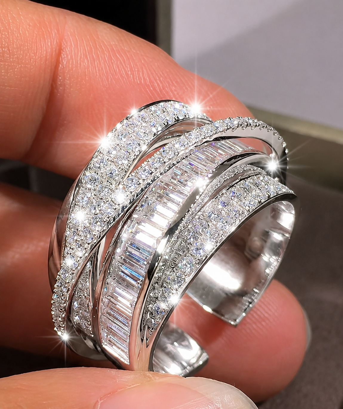[NEU] Amalfi Swarovski™ Ring – 18K Vergoldet + KOSTENLOSER VERSAND