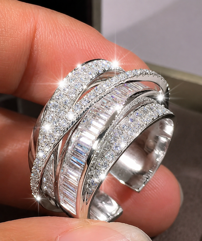 [NEU] Amalfi Swarovski™ Ring – 18K Vergoldet + KOSTENLOSER VERSAND