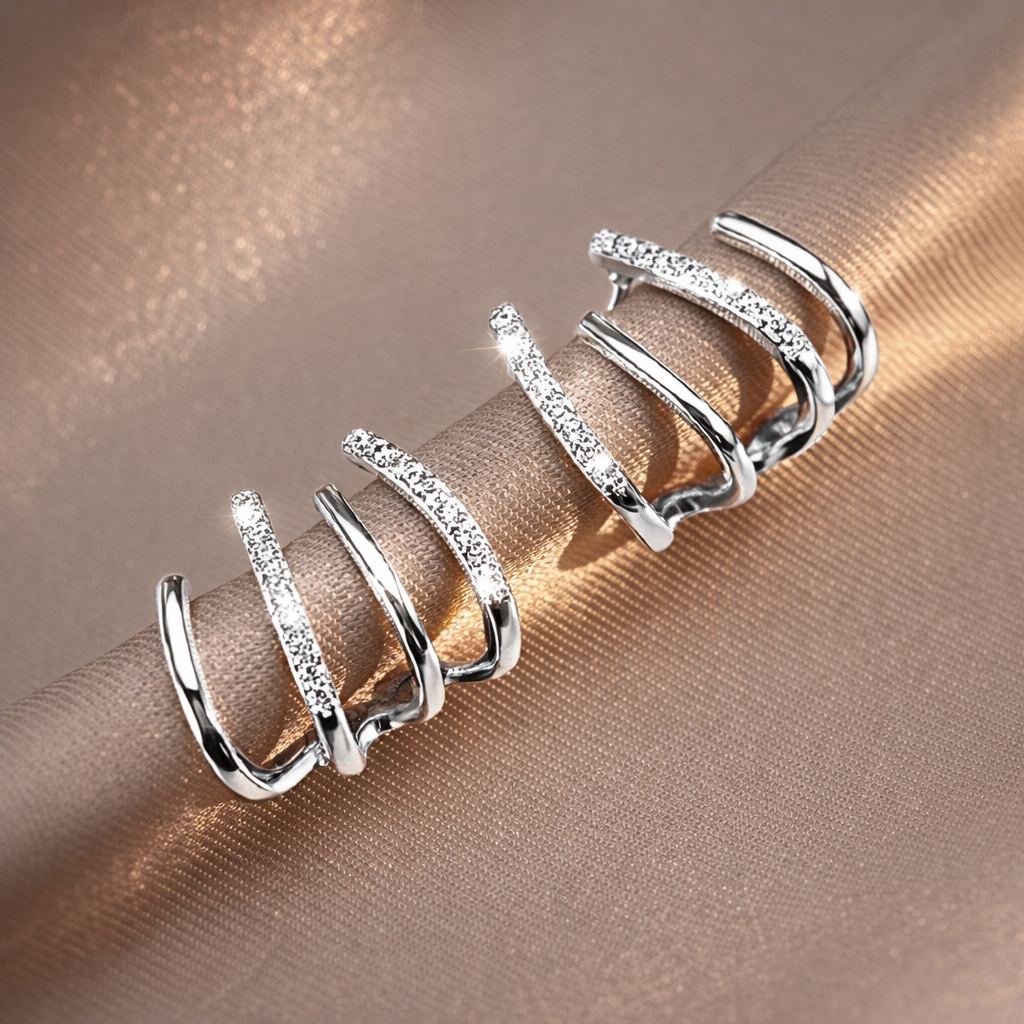4-Spitzen™ Ohrringe – 18K Vergoldet + KOSTENLOSER VERSAND